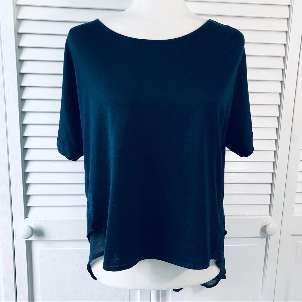 ERI + ALI Blue Shirt Size Small